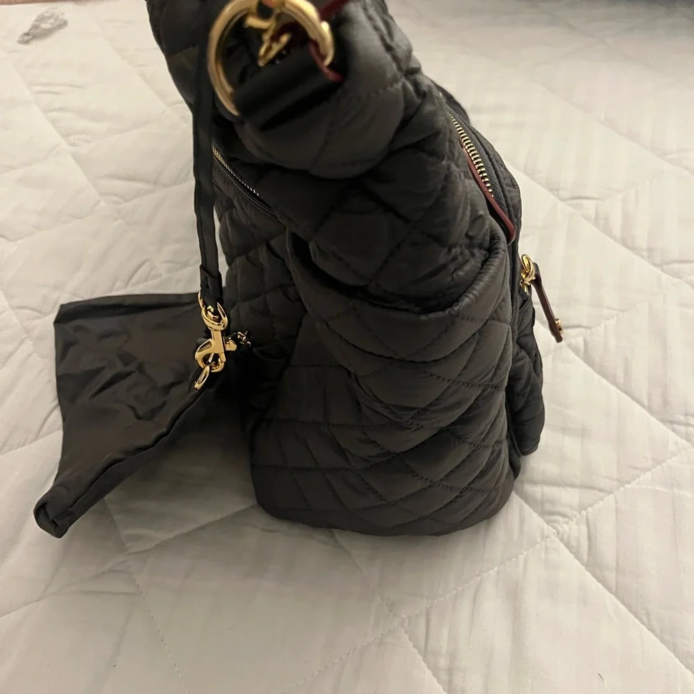 MZ Wallace Black Quilted Duffel Bag with Durable Design - Picture 4 of 8